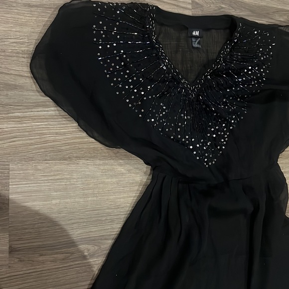 BEAUTIFUL Sheer Beaded Cover-Up - Picture 4 of 4